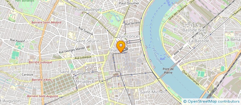localisation de l'entreprise ECOLE INTERNAT SOMMELLERIE à BORDEAUX