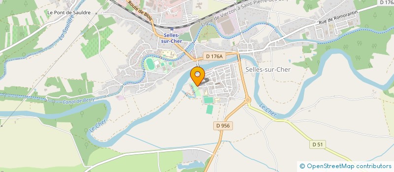 localisation de l'entreprise ECOLE INTERNATIONALE DE SELLES-SUR-CHER  SELLES-SUR-CHER