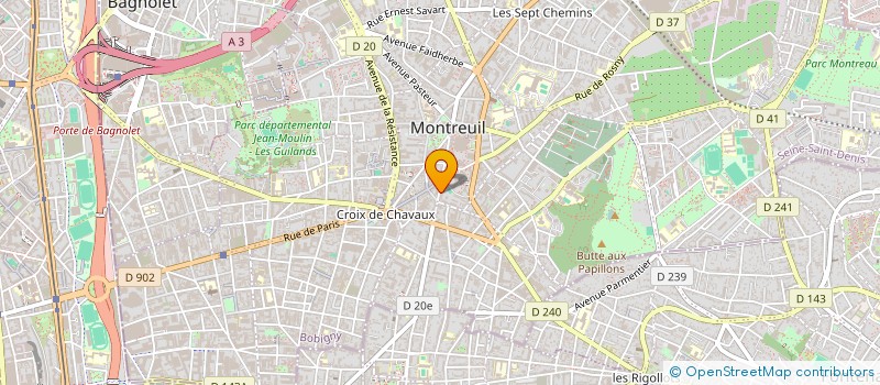 localisation de l'entreprise ECOLE JACQUELINE SEBILLE MANDIN à MONTREUIL