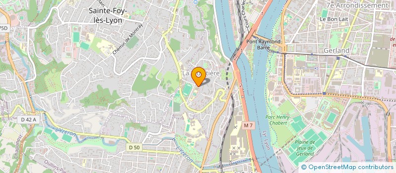 localisation de l'entreprise ECOLE JUDO SOC EDUCAT SPORT MULATIERE  LA MULATIERE