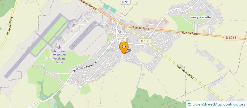 localisation de l'entreprise ECOLE KARATE-DO DE BOOS  BOOS