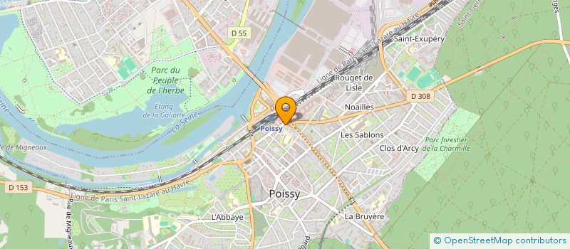 localisation de l'entreprise ECOLE LAM SON PISCIACAISE  POISSY