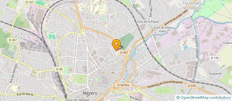 localisation de l'entreprise ECOLE LE ZEPHYR à NEVERS