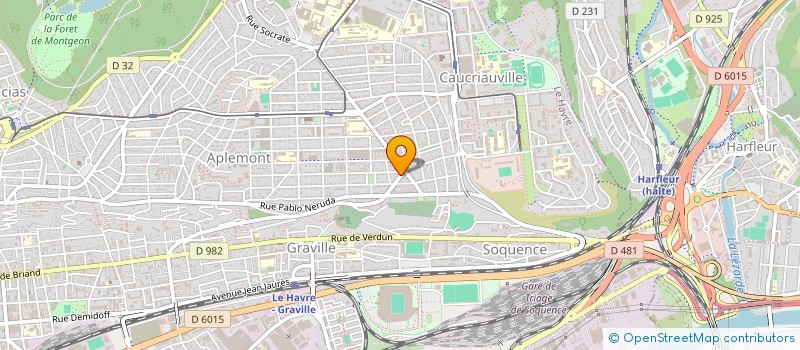 localisation de l'entreprise ECOLE LEMARCHAND SA CENTRE FORMAT PROFES à LE HAVRE