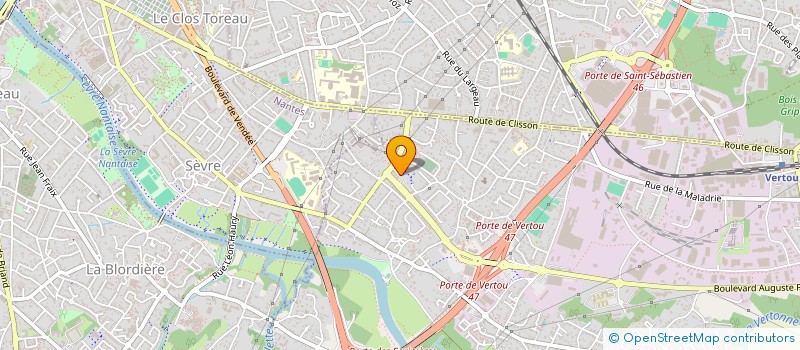 localisation de l'entreprise ECOLE LES PETITES ETOILES à VERTOU
