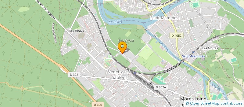 localisation de l'entreprise ECOLE LES PETITES RUCHES  MORET-LOING-ET-ORVANNE