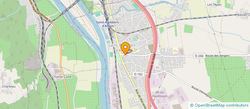 localisation de l'entreprise ECOLE LIBRE DE FILLES à SAINT-RAMBERT-D'ALBON