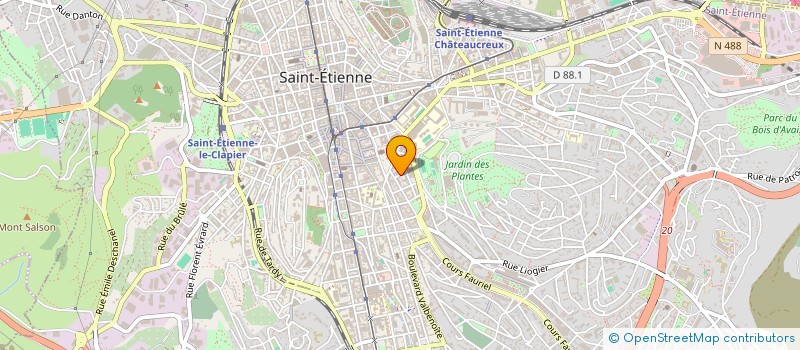 localisation de l'entreprise ECOLE LIBRE NOTRE DAME à SAINT-ETIENNE