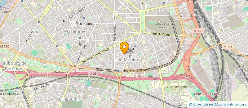 localisation de l'entreprise ECOLE LILLOISE DU NOBLE ART à LILLE