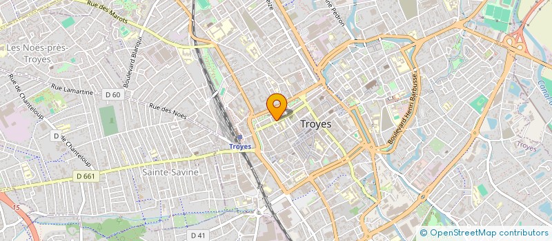 localisation de l'entreprise ECOLE LINGUISTIQUE DE TROYES à TROYES