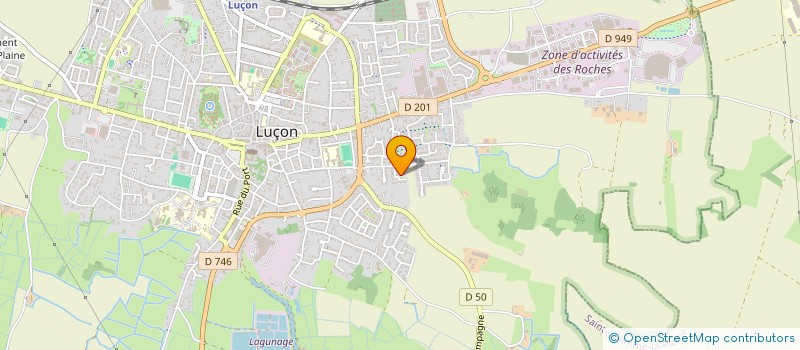 localisation de l'entreprise ECOLE LUCONNAISE DE KARATE  CHASNAIS