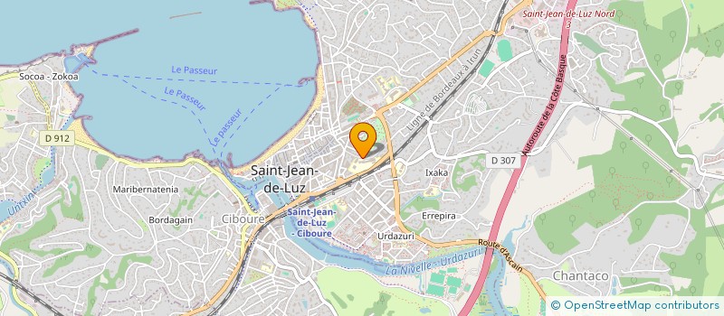 localisation de l'entreprise ECOLE LUZIENNE DE NIHON TAI JITSU à SAINT-JEAN-DE-LUZ