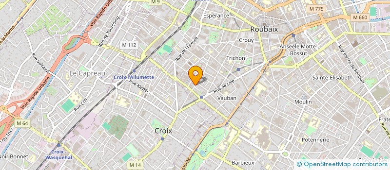 localisation de l'entreprise ECOLE LYBRE à ROUBAIX