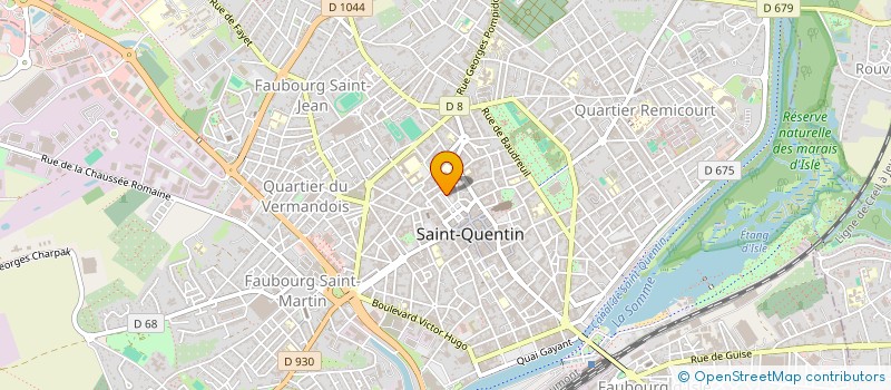 localisation de l'entreprise ECOLE LYBRE SAINT-QUENTIN à SAINT-QUENTIN
