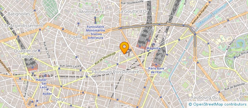 localisation de l'entreprise ECOLE M à PARIS