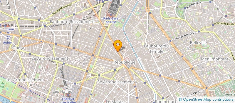 localisation de l'entreprise ECOLE MAGENTA à PARIS