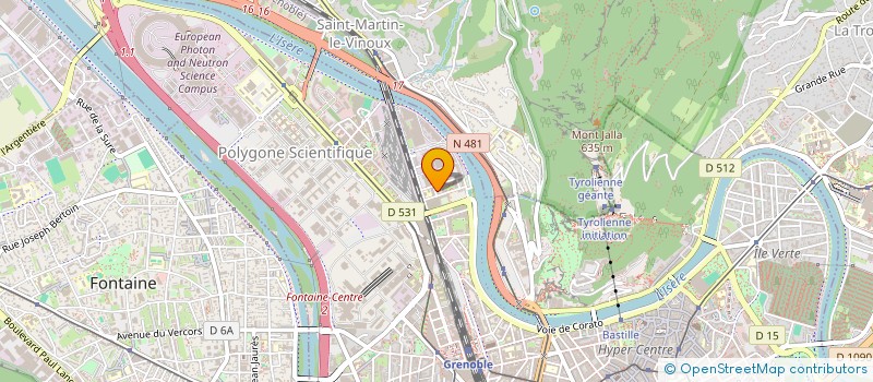 localisation de l'entreprise ECOLE MAIMONIDE DE GRENOBLE à GRENOBLE