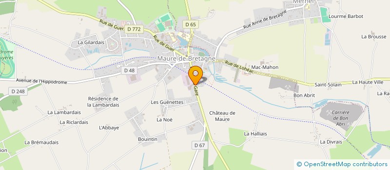 localisation de l'entreprise ECOLE MAITRE CREPIERS  VAL D'ANAST