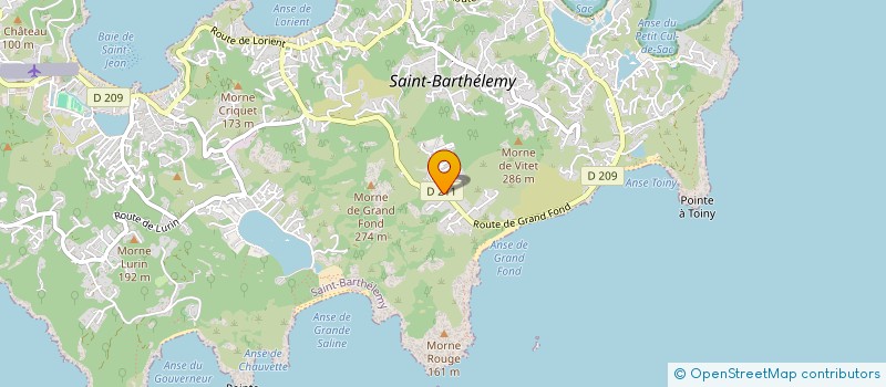 localisation de l'entreprise ECOLE MATERNELLE BILINGUE à SAINT BARTHELEMY