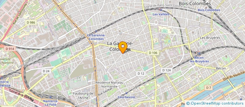 localisation de l'entreprise ECOLE MATERNELLE GAN LECHAIM à LA GARENNE-COLOMBES