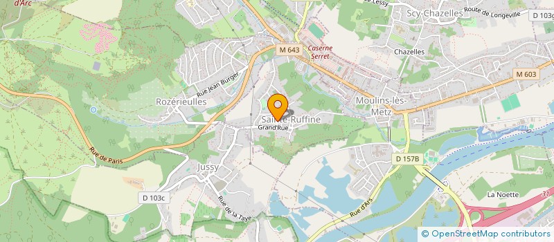 localisation de l'entreprise ECOLE MATERNELLE PRIVEE  SAINTE-RUFFINE