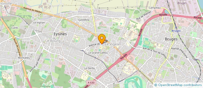 localisation de l'entreprise ECOLE MATERNELLE R CLAVERIE  EYSINES