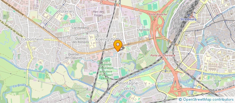 localisation de l'entreprise ECOLE MICHAEL à STRASBOURG