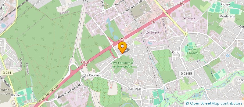 localisation de l'entreprise ECOLE MICHEL LARROCHE  CANEJAN