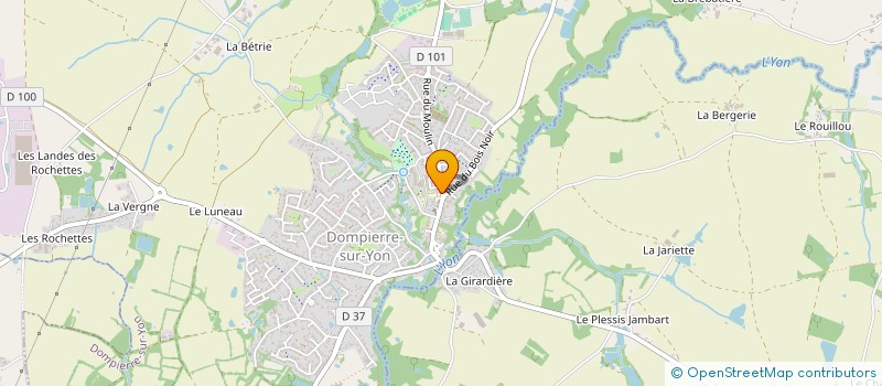 localisation de l'entreprise ECOLE MIXTE PRIVEE SACRE COEUR à DOMPIERRE-SUR-YON