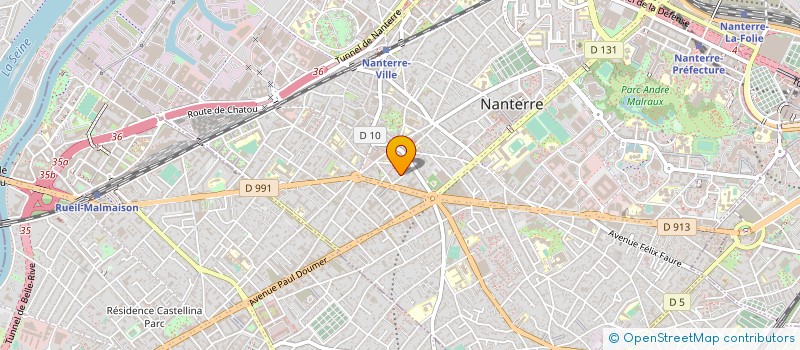 localisation de l'entreprise ECOLE MONTESSORI 21 DE NANTERRE à NANTERRE