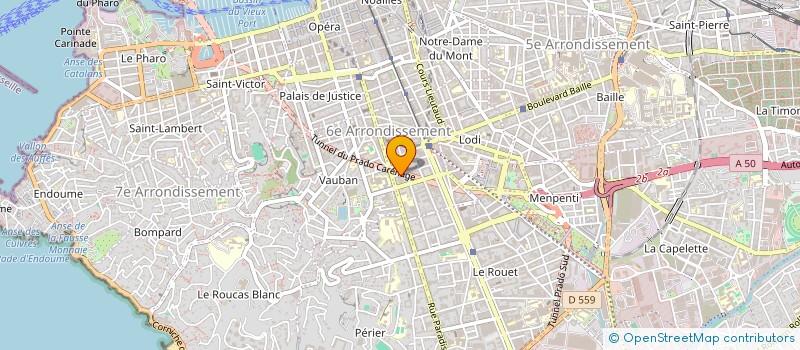 localisation de l'entreprise ECOLE MONTESSORI 21 MARSEILLE à MARSEILLE