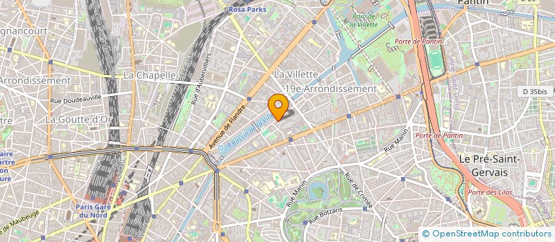 localisation de l'entreprise ECOLE MONTESSORI 21 PARIS JAURES  PARIS