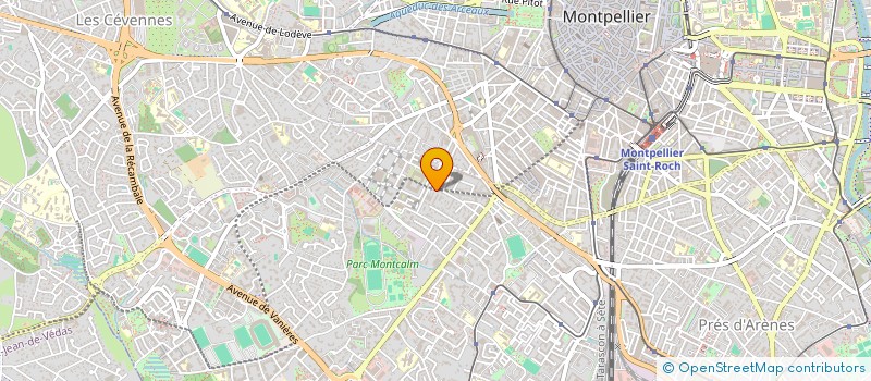 localisation de l'entreprise ECOLE MONTESSORI BILINGUE DE MONTPELLIER à MONTPELLIER