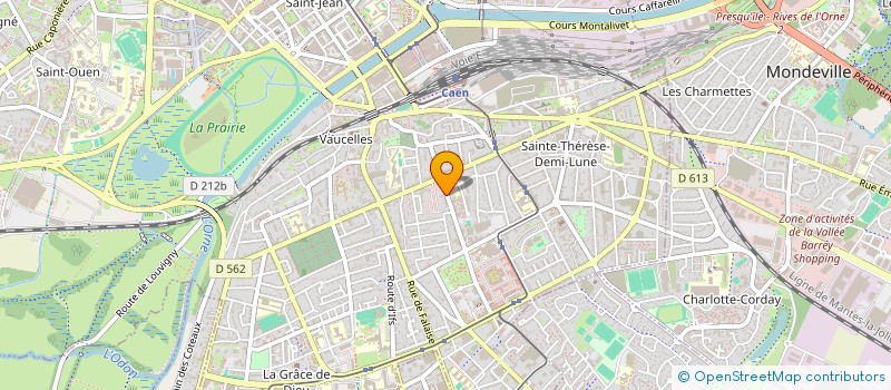 localisation de l'entreprise ECOLE MONTESSORI CAEN à CAEN