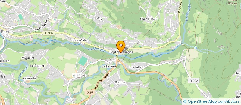 localisation de l'entreprise ECOLE MONTESSORI HAPPY NESS  FILLINGES