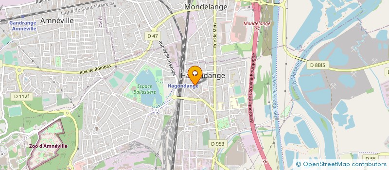 localisation de l'entreprise ECOLE MONTESSORI L'AVENIR à HAGONDANGE