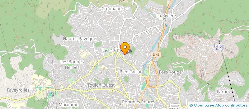 localisation de l'entreprise ECOLE MONTESSORI REVES EN GRAND à TOULON