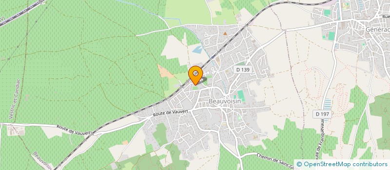 localisation de l'entreprise ECOLE MOTO BEAUVOISIN  BEAUVOISIN