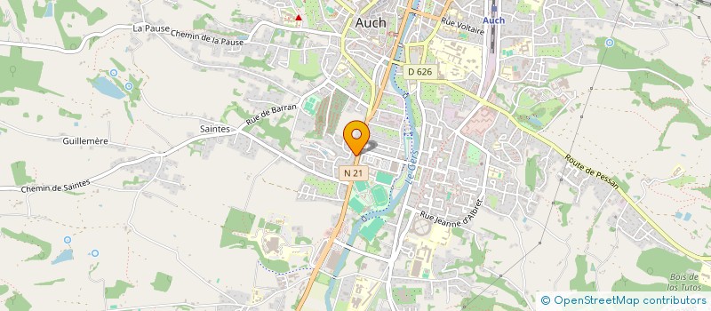 localisation de l'entreprise ECOLE MOTO QUAD AUCH  AUCH