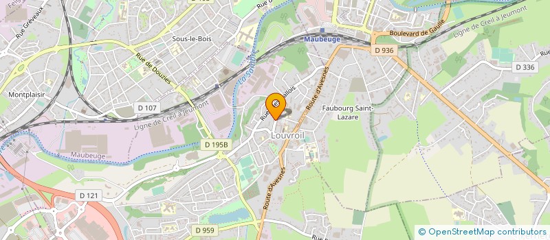 localisation de l'entreprise ECOLE MUNICIPALE DE MUSIQUE à LOUVROIL