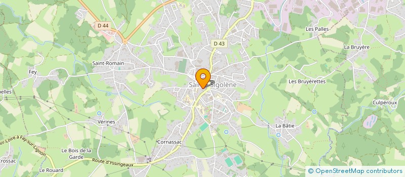 localisation de l'entreprise ECOLE MUNICIPALE MUSIQUE à SAINTE-SIGOLENE