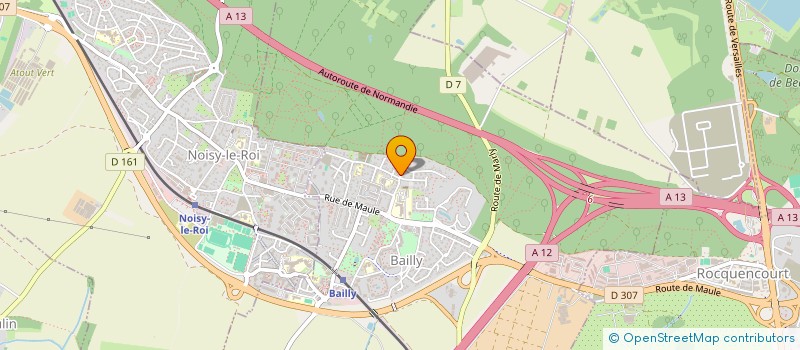 localisation de l'entreprise ECOLE MUSIQUE BAILLY NOISY  BAILLY