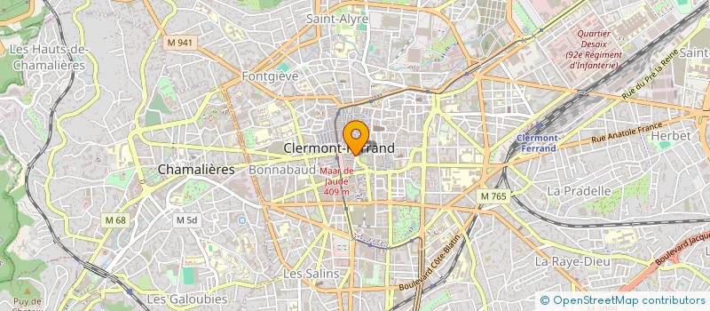 localisation de l'entreprise ECOLE MUSIQUE CREATION MELODIE ANIMA à CLERMONT-FERRAND