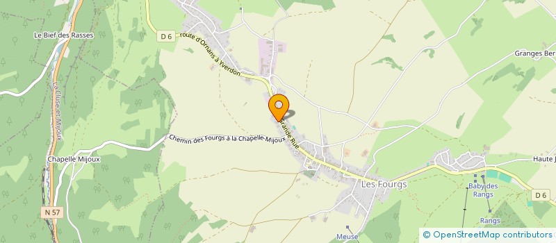localisation de l'entreprise ECOLE MUSIQUE DE LA PASTORALE DE DOUBS à DOUBS