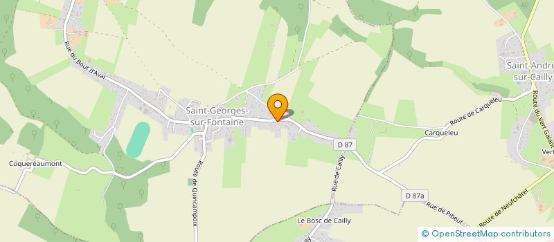 localisation de l'entreprise ECOLE MUSIQUE DE SAINT GEORGES  SAINT-GEORGES-SUR-FONTAINE