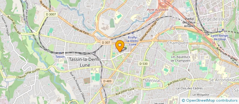 localisation de l'entreprise ECOLE MUSIQUE DE TASSIN à TASSIN-LA-DEMI-LUNE