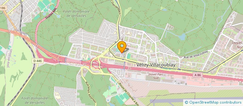 localisation de l'entreprise ECOLE MUSIQUE ET DANSE DE VELIZY VILLACO à VELIZY-VILLACOUBLAY