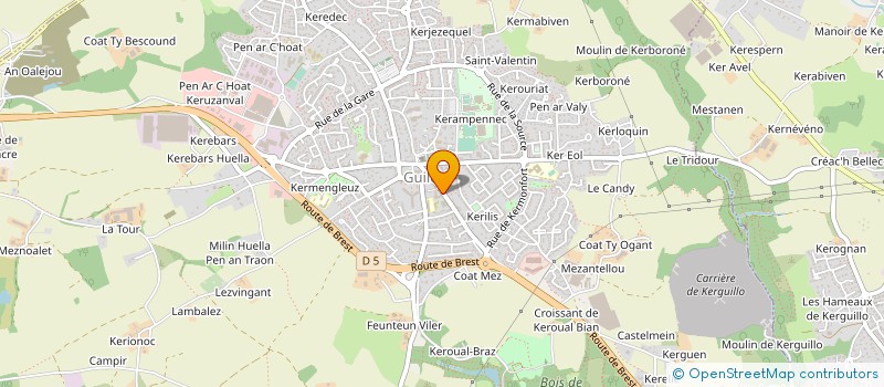 localisation de l'entreprise ECOLE MUSIQUE GUILERS A GESTION MUNICIPA  GUILERS