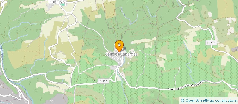 localisation de l'entreprise ECOLE MUSIQUE INTERCOM CABARDES MINERVOI  CONQUES-SUR-ORBIEL