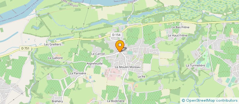 localisation de l'entreprise ECOLE MUSIQUE MELODIE à OREE-D'ANJOU